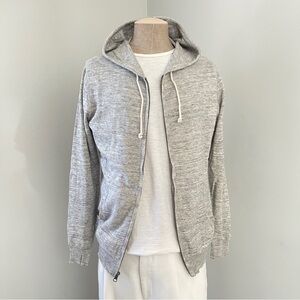 J. Crew Factory Gray Zip-Up Men's Hoodie